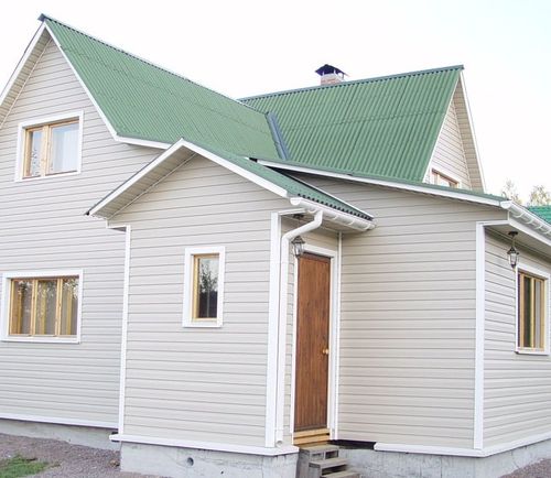 Сочетание цветов крыши и фасада дома (73 фото)